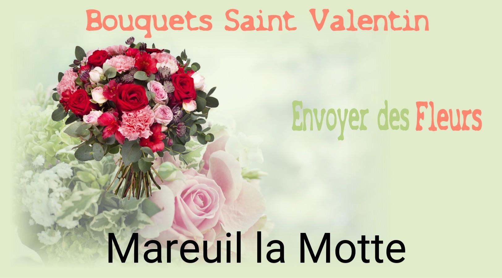 Roses de Saint-Valentin livrées à Mareuil-la-Motte